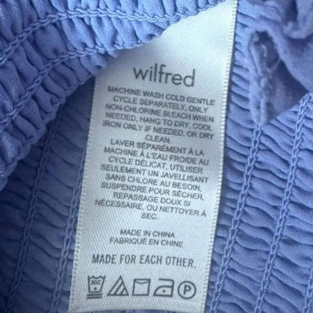 Aritzia Women's Blue and Purple Blouse